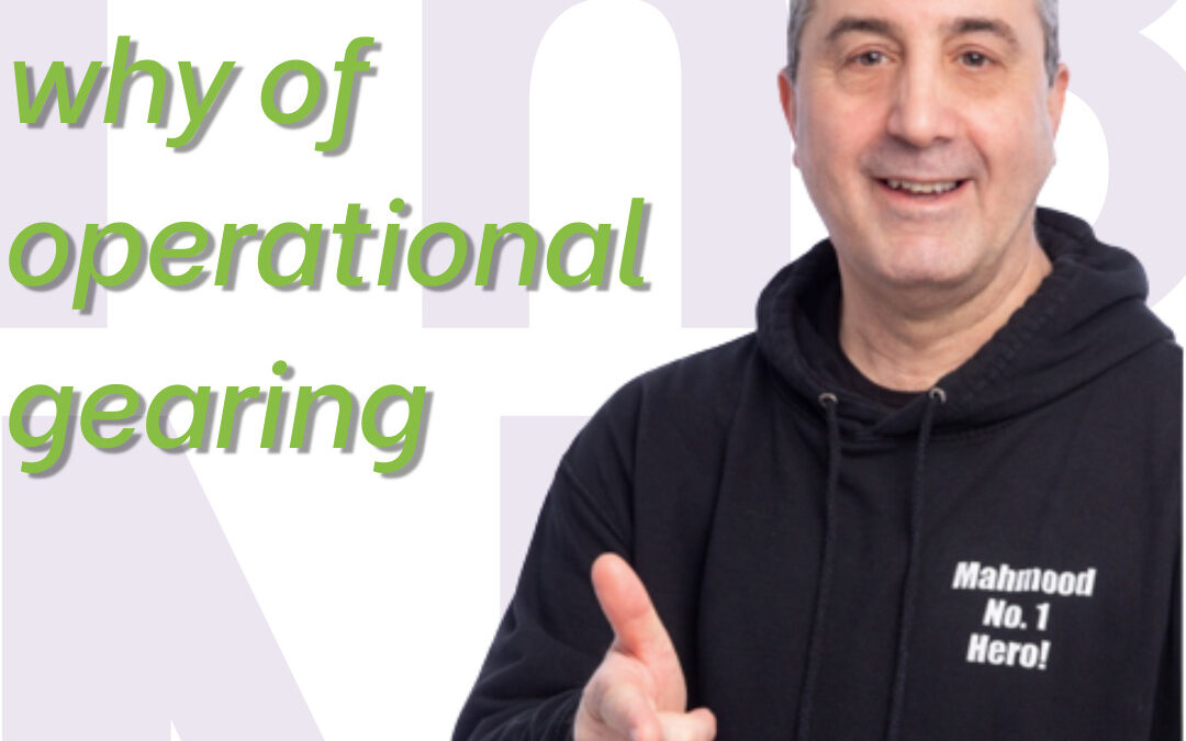 Using operational gearing